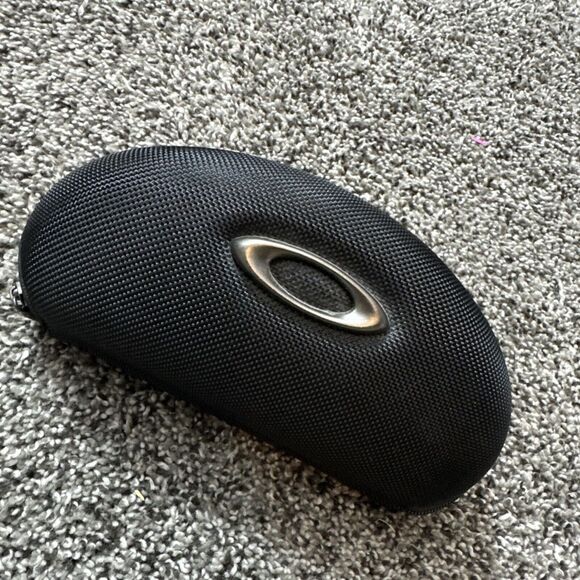 OAKLEY SOFT AUTHENTIC VAULT BLACK LARGE SPORT SUNGLASSES ZIPPER CASE NYLON New - Picture 1 of 4